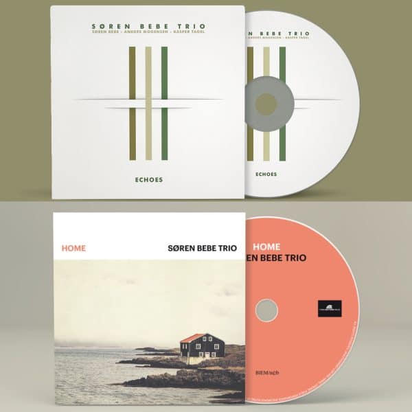 "Home" + "Echoes" 2 CD BUNDLE - 10 % OFF 2 Søren Bebe Trio CD's + FREE digital download (mp3, HD WAV or FLAC) + FREE sheet music (PDF)