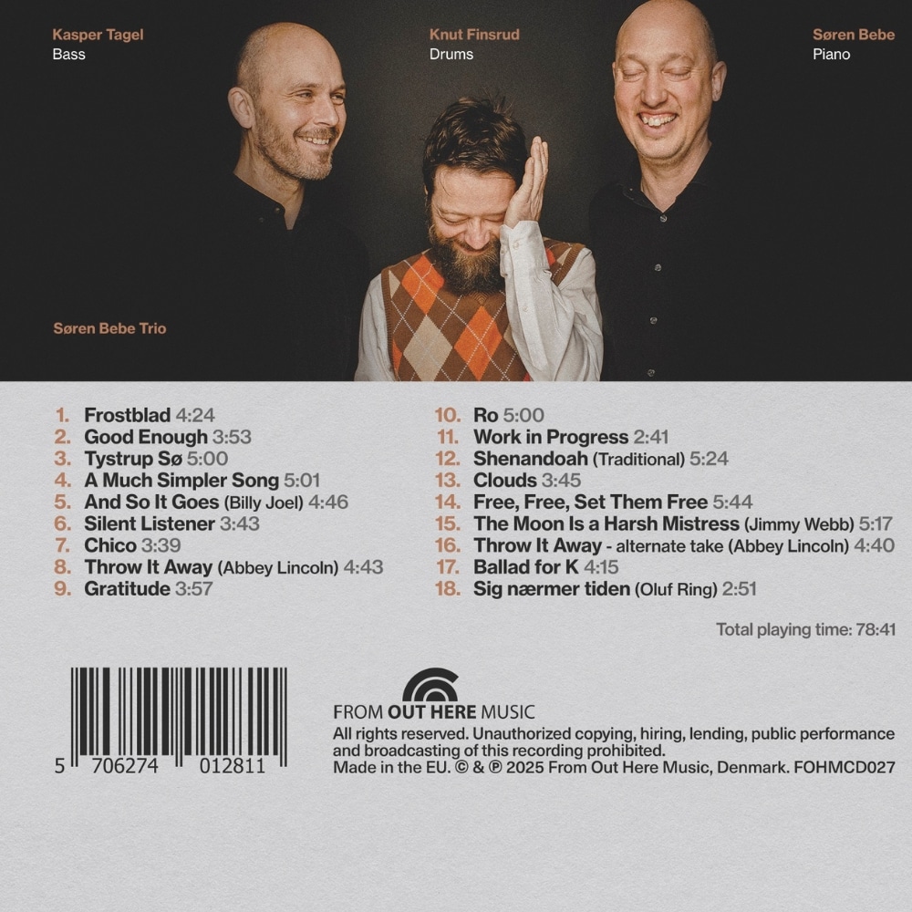 Søren Bebe Trio | Gratitude | Deluxe CD - Image 2