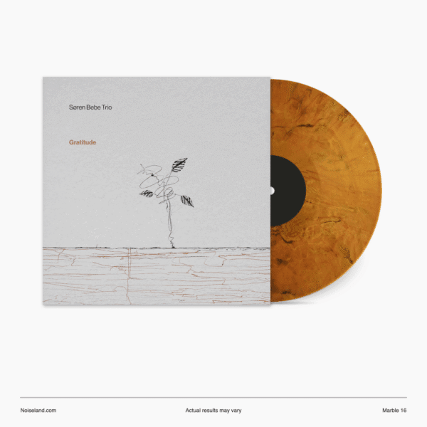 Orange marble vinyl