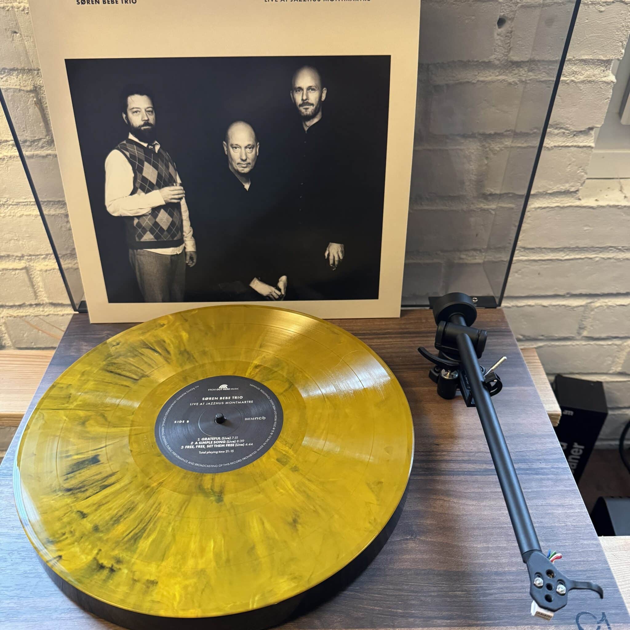 Søren Bebe Trio | Live at Jazzhus Montmartre | Limited Edition "Orange Marble" 180g Vinyl (numbered) - Image 3