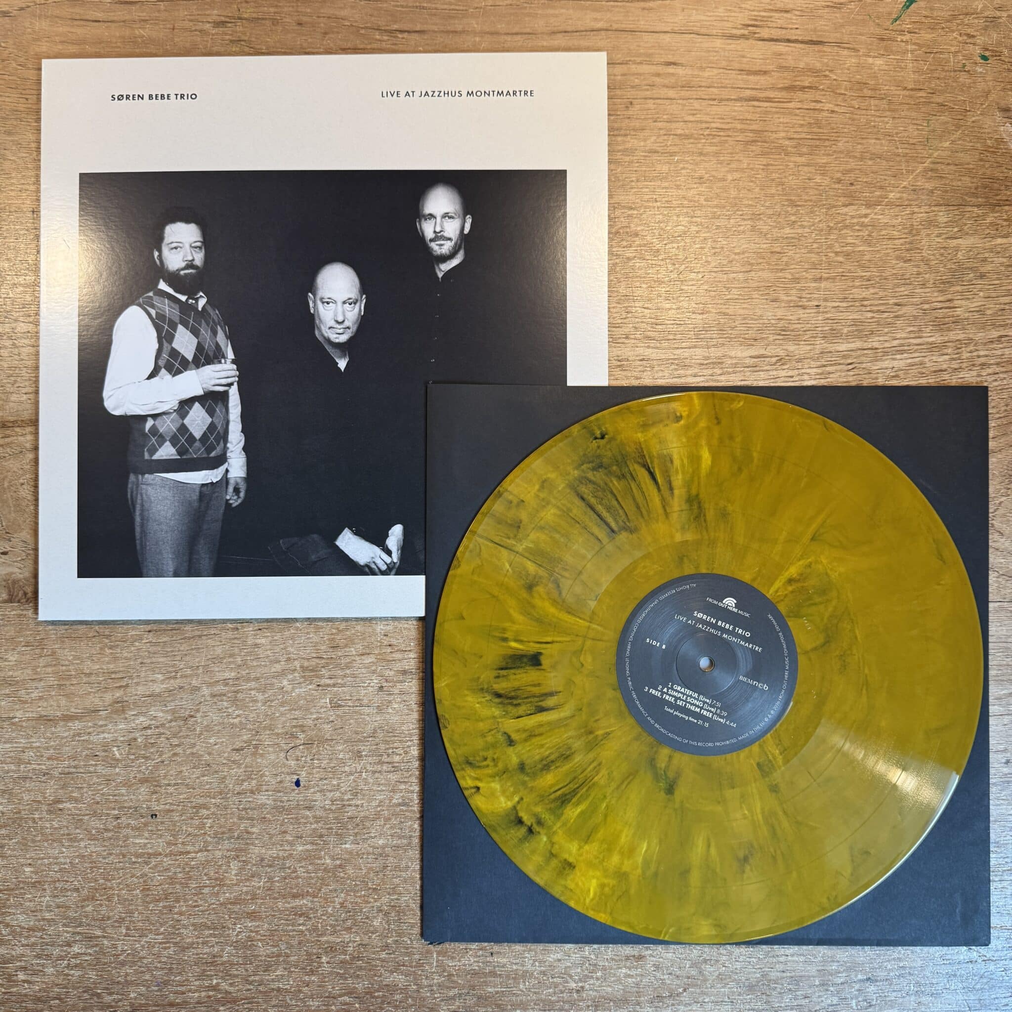 Søren Bebe Trio | Live at Jazzhus Montmartre | Limited Edition "Orange Marble" 180g Vinyl (numbered)